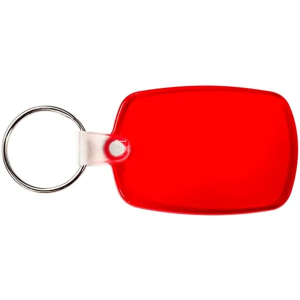 Oval Soft Plastic Keychains