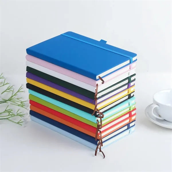 A5/A6 PU Hardcover Journal Notebook with Pen Holder