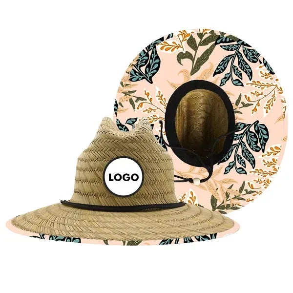 Handwoven Straw Lifeguard Hat