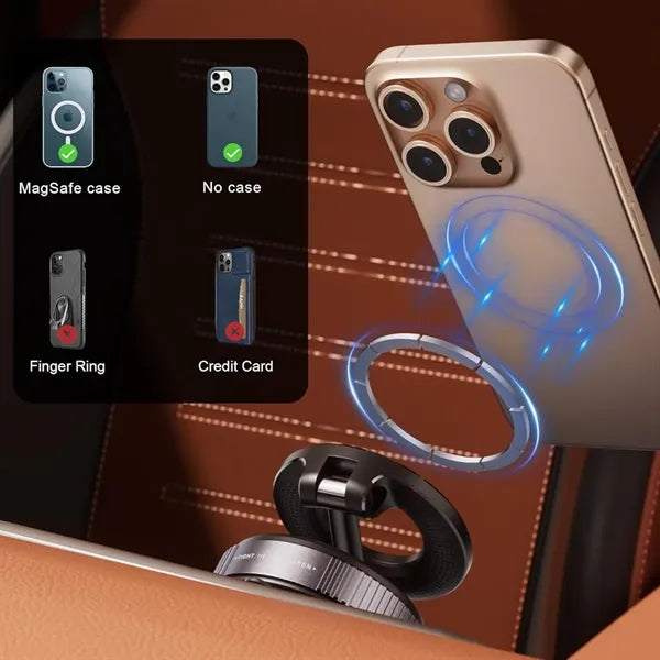 Strong Magnetic Ultra Vacuum Suction Car Phone Holder