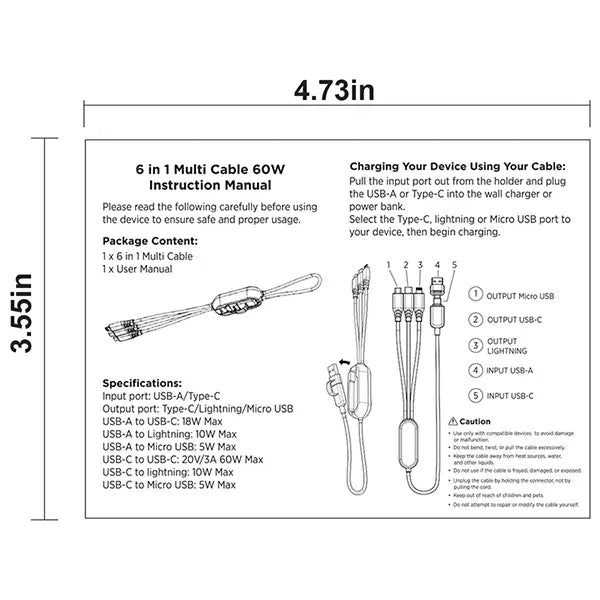 VERSALINK Charging Cable