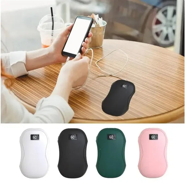 Portable Double-Sided Heating Power Bank Hand Warmer