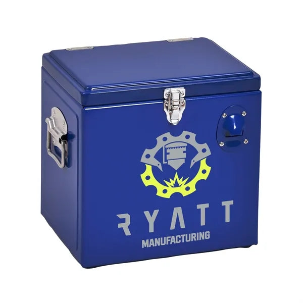 Metal Party Cooler, Front Imprint