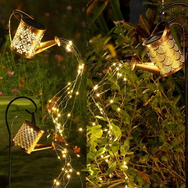 Solar Watering Can Garden Lights