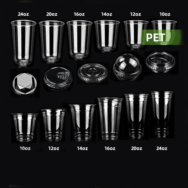 Disposable Transparent Plastic Cup Customization