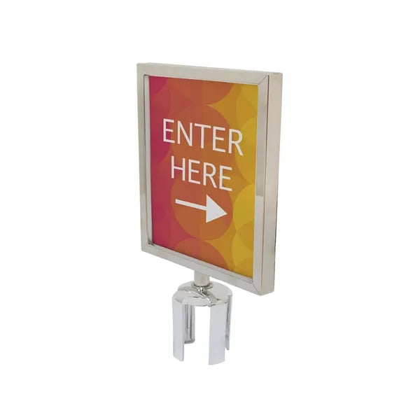 Belt Barrier Sign Holder Kit