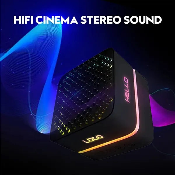 Square Led Wireless Bluetooth Speaker