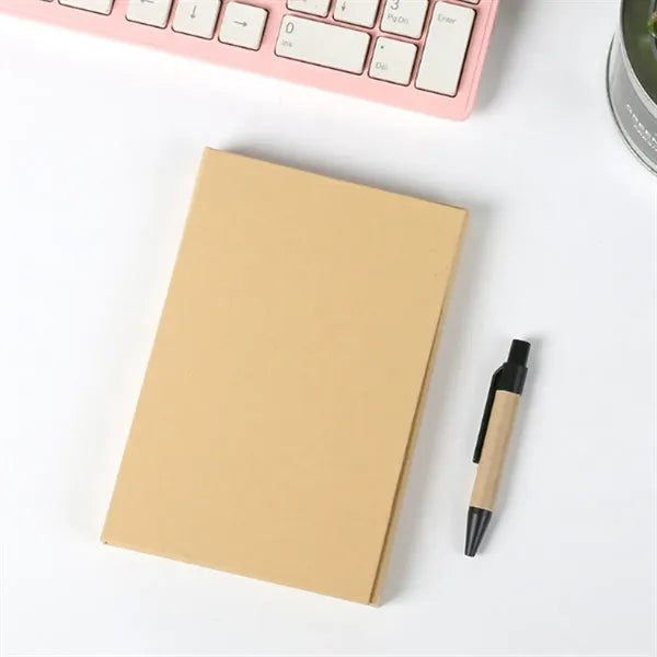 Portable Notepad With Pen Convenient Sticky Notebook
