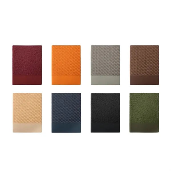 PU Leather Woven Paperback Business Customized Notebook