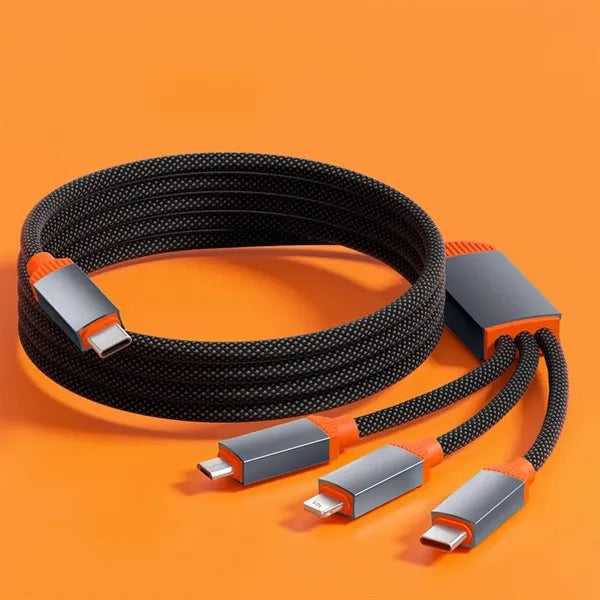 3-in-1 Type-C to Multi Charging Cable 3.94ft