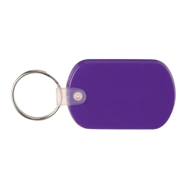Soft Tag Flexible Plastic Keychains