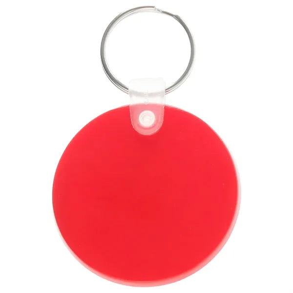 Soft Tag Custom Printed Round Keychains