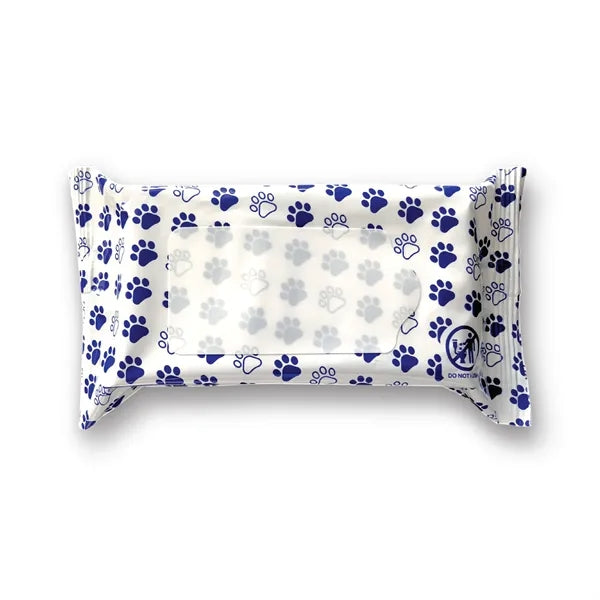 15 Antibacterial Pet Wipes in a Pouch
