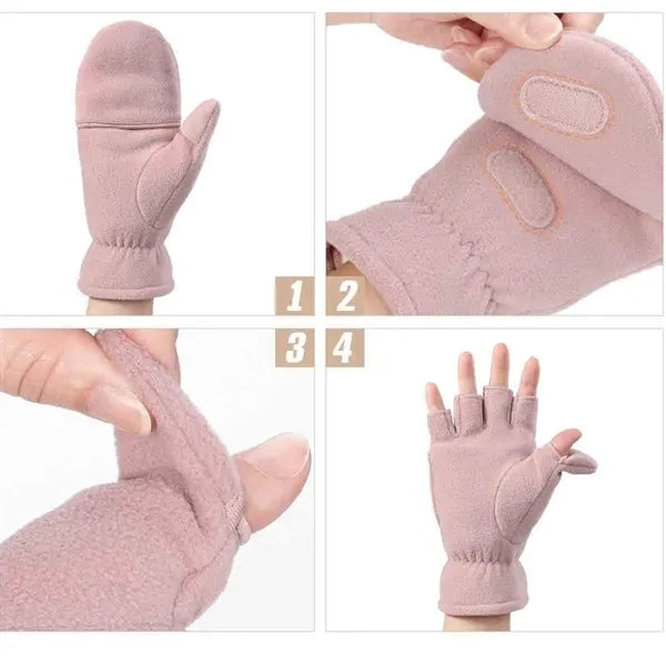 Winter Thickened Windproof Warm Gloves