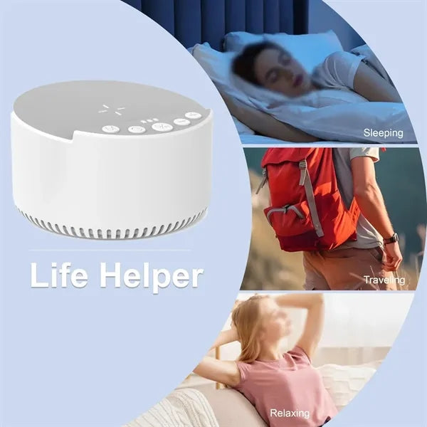 3 in 1 wireless charger white noise sound machine BT speaker