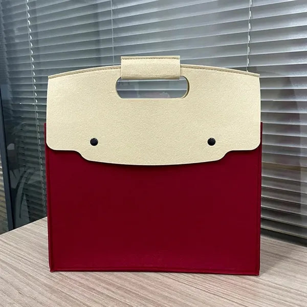 Multi functional customizable gift felt handbag tote bag