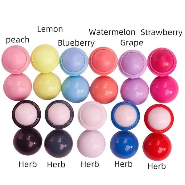 Round Scented Lip Balm
