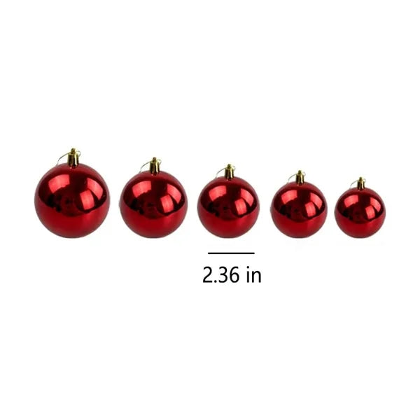 Custom Plastic Christmas Tree Balls Christmas Ornaments