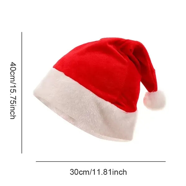 Custom Logo Christmas Hat for Adults