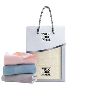 Soft Coral Fleece Towel Gift Set