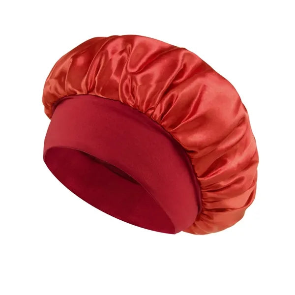 Satin Sleep & Shower Cap For Women - Hair Cover
