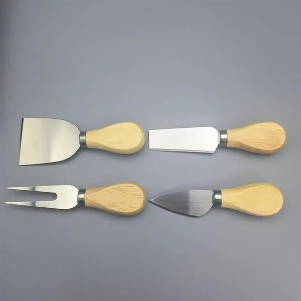 Stainless Steel Cheese Knife Set Of 4 With Box