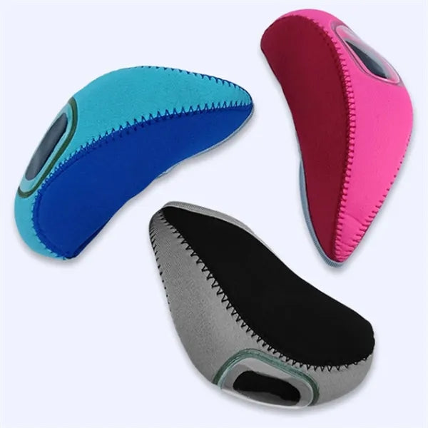 Transparent Plastic Window Neoprene Golf Club Head Cover