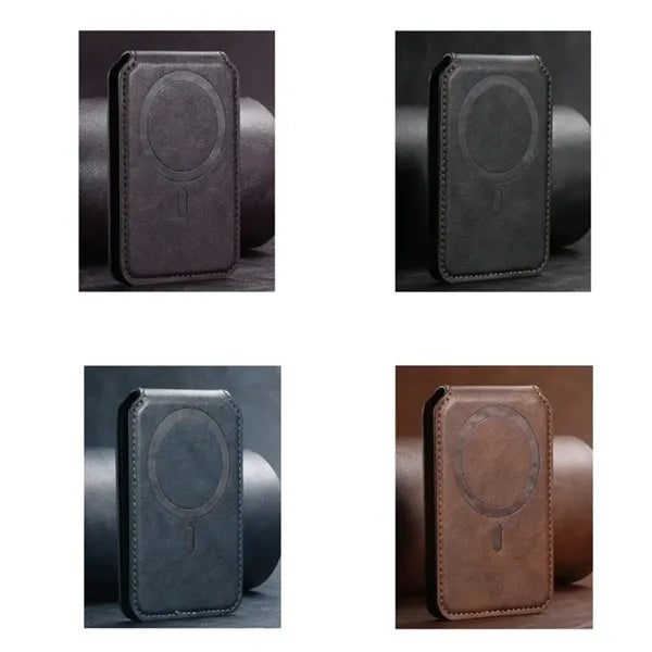 Generic Magnetic Sleek Phone Wallet Holder For Cards Bills