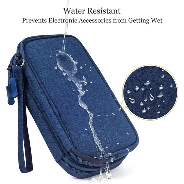 Travel Cable Accessories Bag WaterResistant Oxford Case