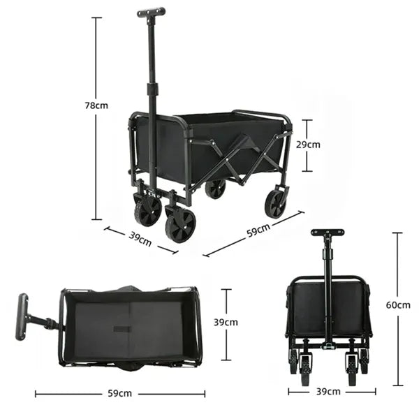 Camping Collapsoble Beach Shopping Convertible Stroll Utilit