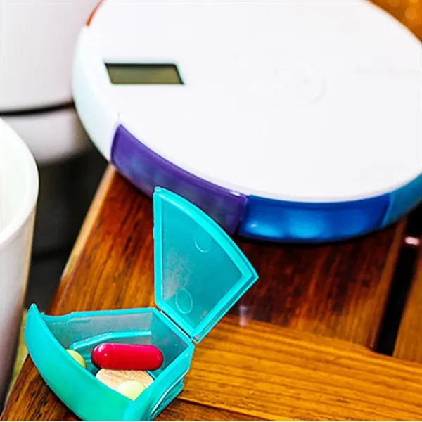 Portable Smart Pill Box Medicine Organizer With Timer