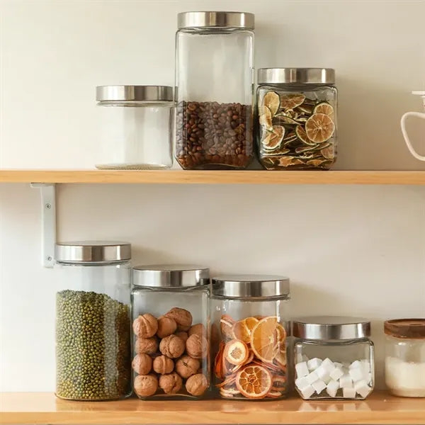 750ml Glass Jar With Metal Lid