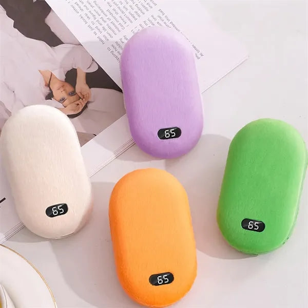 New 2-in-1 Flannel Hand Warmer & Power Bank