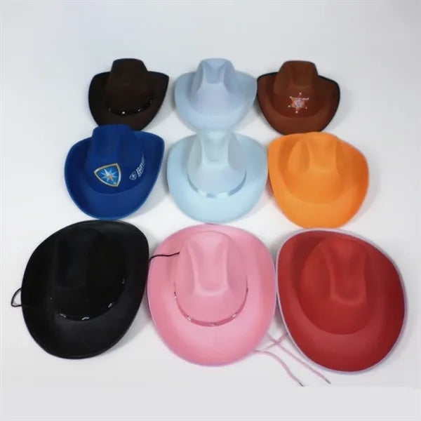 Custom Vintage Western Brim Roll Up Cowboy Hat With Band