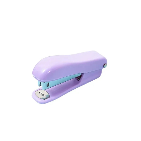 Metal Rustproof Macaron Mini Stapler Built-in Staple Remover
