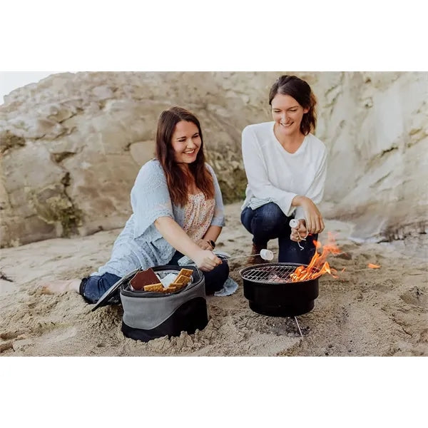 Picnic Portable Grill Cooler Bag Set
