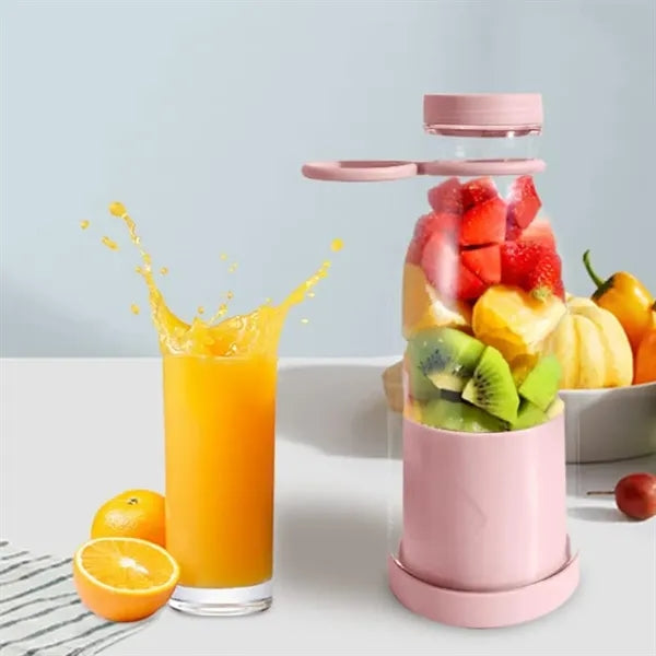 14Oz. Portable USB Rechargeable Blender Bottle