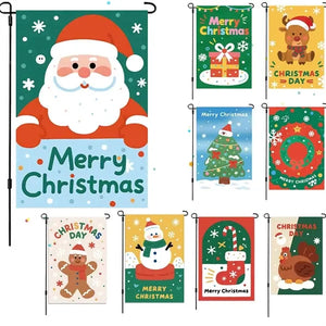 Custom Christmas Garden Flag for Outdoor