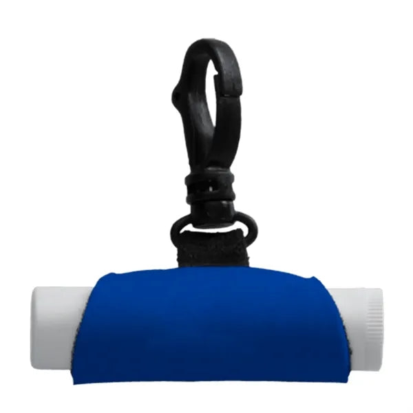 Swivel Snap Hook Neoprene Lip Balm