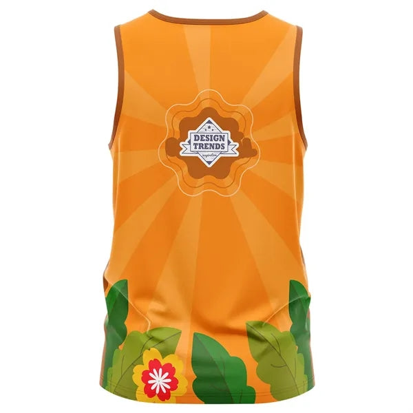 Unisex & Kids' Sublimation Jersey Style Tank Top - Spandex I
