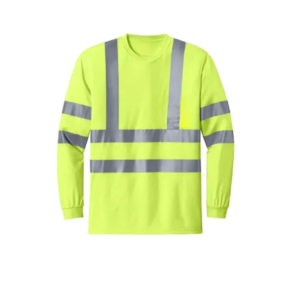 VISIPRO Long Sleeve Reflective Safety T-Shirt with Bands &