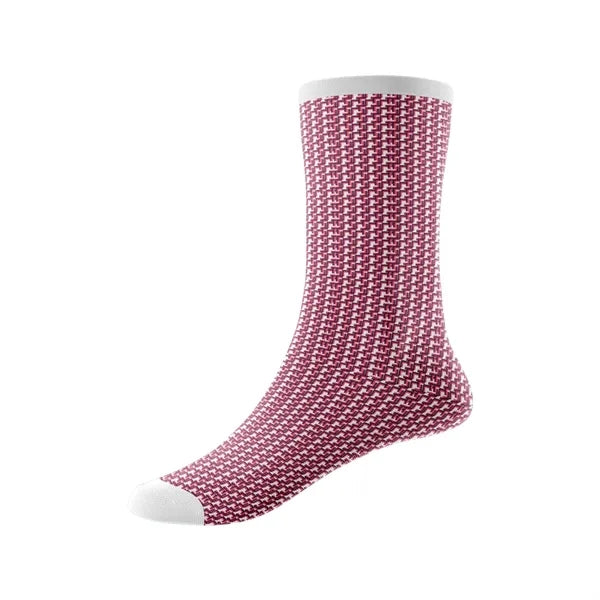 Jacquard Weave Cotton-Blend Quarter Socks