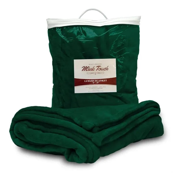 Custom Embraided Mink Touch Luxury Blanket ( 50"W X 60"H )