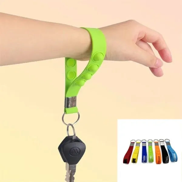 Push Pop Stress Reliever Keychain