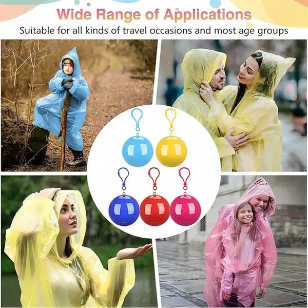 Adult Thickening Of Disposable Raincoats