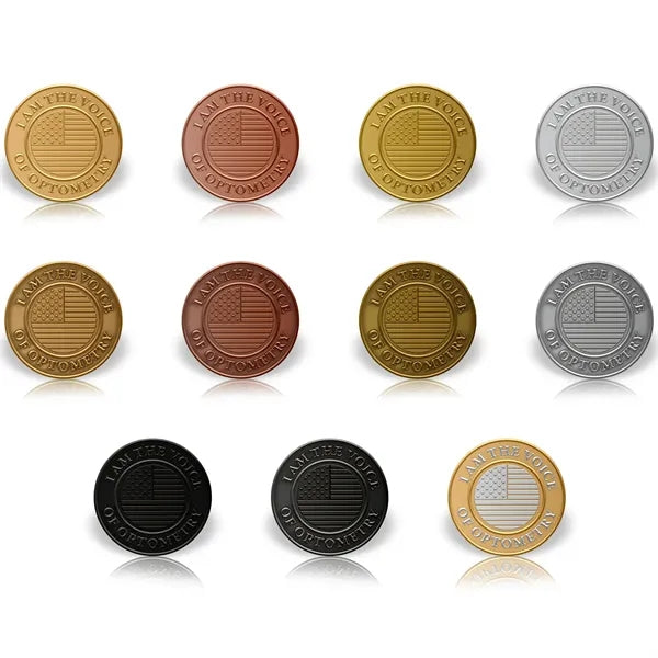 Solid Brass Lapel Pin with Dual Plating