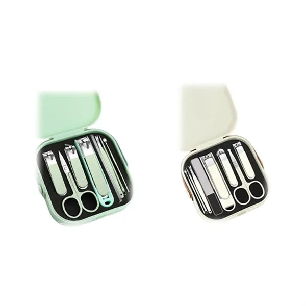 Rust-Proof Anti-Splash Practical Travel Manicure Set Case