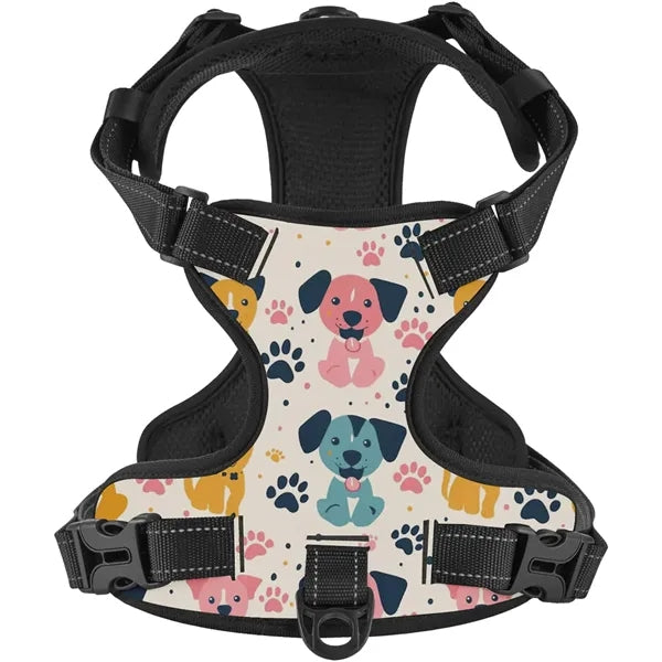 Pet Harness Vest with Breathable Mesh Sublimation