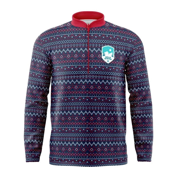 Unisex & Kids' Sublimation 220G Ultra Light Quarter Zip