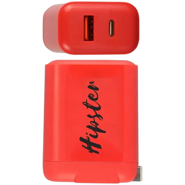 Dual-Port Fast Charging Wall Adapter